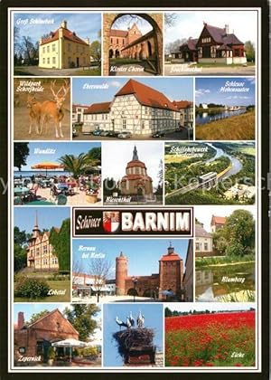 Bild des Verkufers fr Postkarte Carte Postale Barnim Sehenswrdigkeiten der Region Brandenburger Land zum Verkauf von Versandhandel Boeger