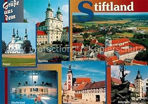 Postkarte Carte Postale Stiftland Oberpfalz Kappl Basilika Kloster Sibyllenbad Neualbenreuth Mitt...