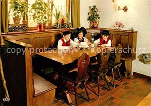 Seller image for Postkarte Carte Postale Trachten Alsace Heure du Kugelhopf Kinder for sale by Versandhandel Boeger