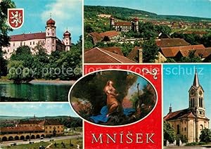 Postkarte Carte Postale Mnisek pod Brdy Zamek Sidliste