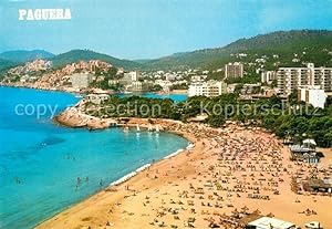 Seller image for Postkarte Carte Postale Paguera Mallorca Islas Baleares Playa de Tor Strand Hotels Kste Fliegeraufnahme for sale by Versandhandel Boeger