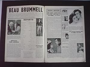 BEAU BRUMMELL. Folleto publicitario.