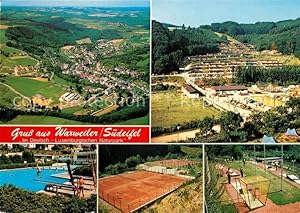 Postkarte Carte Postale Waxweiler Freibad Hallenbad Ennia Ferienzentrum Camping Prümtal