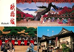 Seller image for Postkarte Carte Postale Tokyo Kabuki plays at the Kabuki Theater for sale by Versandhandel Boeger