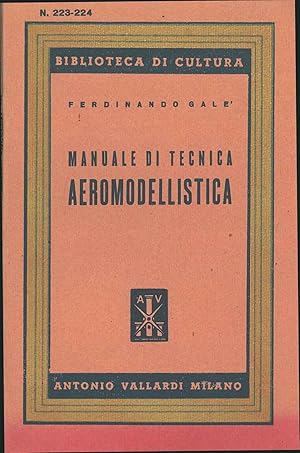 Manuale di tecnica aeromodellistica