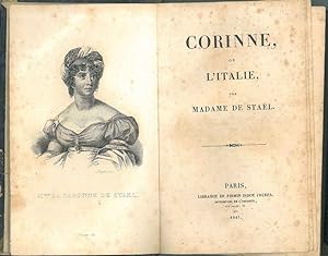 Corinne, ou l'Italie, par Madame de Staël