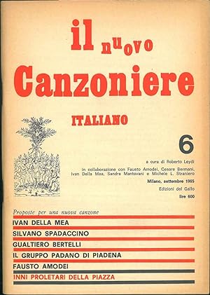 Il Nuovo Canzoniere italiano n° 6.