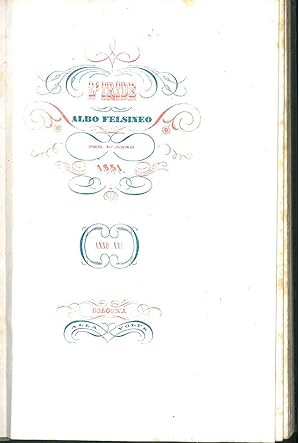 L' Iride. Albo Felsineo per l'anno 1851