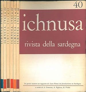 Ichnusa. Rivista bimestrale della Sardegna. Annata completa 1961: da n. 40 a n.45