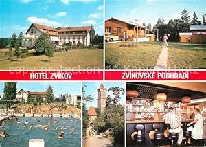 Postkarte Carte Postale Zvikovske Podhradi Hotel Zvikov