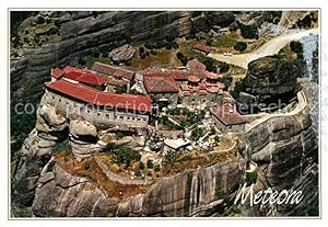 Postkarte Carte Postale Meteora Fliegeraufnahme Warlaam-Kloster