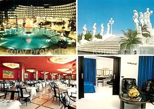 Postkarte Carte Postale Arona Teneriffa Grand Hotel Mediterranean Palace Restaurant Piscina