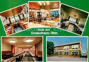 Bild des Verkufers fr Postkarte Carte Postale Undenheim Gasthaus zum Keglerheim zum Verkauf von Versandhandel Boeger