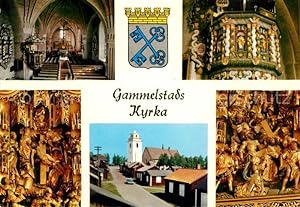 Postkarte Carte Postale Gammelstad Gammelstads Kyrka Details