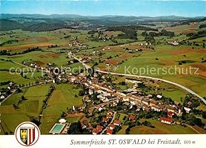 Postkarte Carte Postale St Oswald Freistadt Fliegeraufnahme