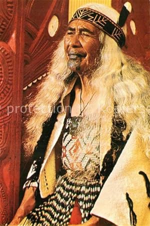 Image du vendeur pour Postkarte Carte Postale Indianer Native American Maori Matriarch New Zealand mis en vente par Versandhandel Boeger