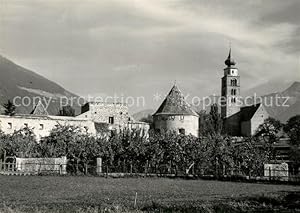 Bild des Verkufers fr Postkarte Carte Postale Glorenza Kirche Stadtmauer Turm zum Verkauf von Versandhandel Boeger