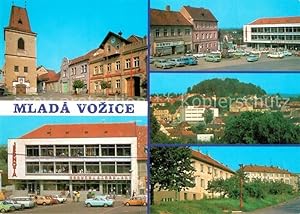 Postkarte Carte Postale Mlada Vozice Jung Woschitz Stadtansichten Rathaus Stadttor