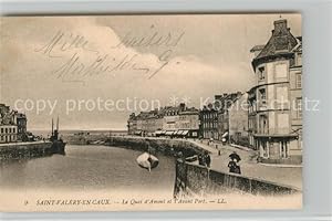 Postkarte Carte Postale Saint-Valery-en-Caux Quia d`Amont et l`Avant Port