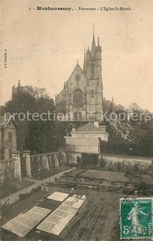 Bild des Verkufers fr Postkarte Carte Postale Montmorency Eglise Saint Martin zum Verkauf von Versandhandel Boeger