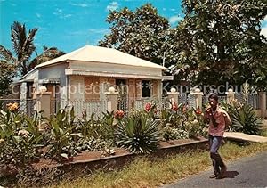 Postkarte Carte Postale La Reunion Case Creole dans le Sud de l'Ile