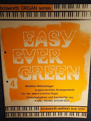 Bild des Verkufers fr Easy Evergreen Bd 4 - arrangiert fr E-Orgel (Noten / Sheetmusic) Boe 3767. zum Verkauf von Versandantiquariat Ingo Lutter
