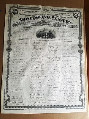 Seller image for THIRTEENTH AMENDMENT. JOINT RESOLUTION OF THE THIRTY EIGHTH CONGRESS . PROPOSING AN AMENDMENT TO THE CONSTITUTION . ABOLISHING SLAVERY. RESOLVED for sale by Charles Agvent,   est. 1987,  ABAA, ILAB