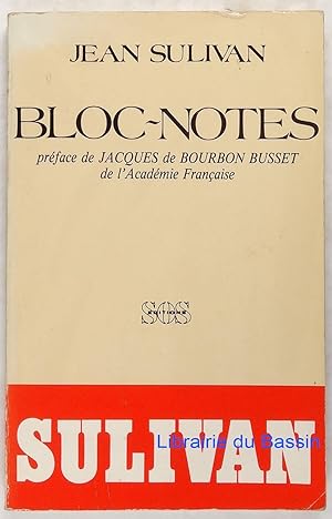 Seller image for Bloc-notes for sale by Librairie du Bassin