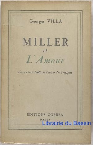 Seller image for Miller et l'amour for sale by Librairie du Bassin