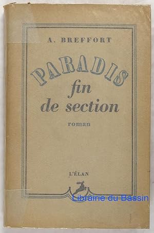 Seller image for Paradis fin de section for sale by Librairie du Bassin