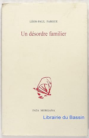 Immagine del venditore per Un dsordre familier venduto da Librairie du Bassin