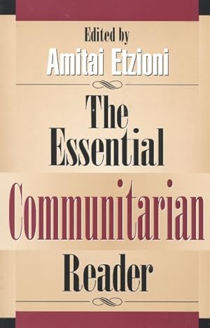 Seller image for Essential Communitarian Reader for sale by GreatBookPrices