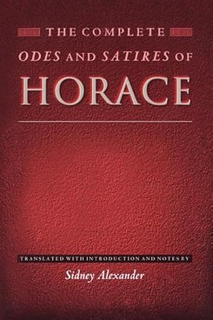 Imagen del vendedor de Complete Odes and Satires of Horace a la venta por GreatBookPrices