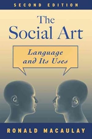 Imagen del vendedor de Social Art : Language And Its Uses a la venta por GreatBookPrices