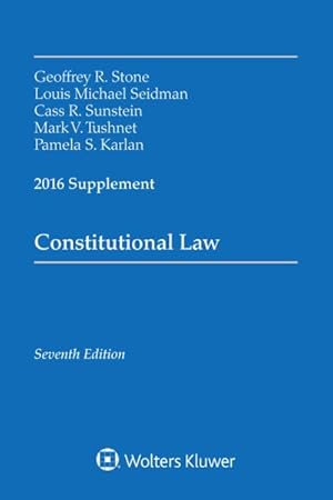 Seller image for Constitutional Law 2016 for sale by GreatBookPrices