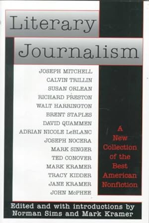 Immagine del venditore per Literary Journalism : A New Collection of the Best American Nonfiction venduto da GreatBookPrices