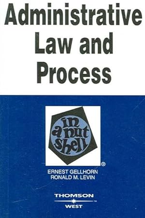 Bild des Verkufers fr Administrative Law and Process : In a Nutshell zum Verkauf von GreatBookPrices