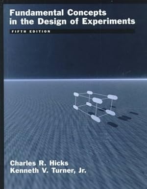 Imagen del vendedor de Fundamental Concepts in the Design of Experiments a la venta por GreatBookPrices
