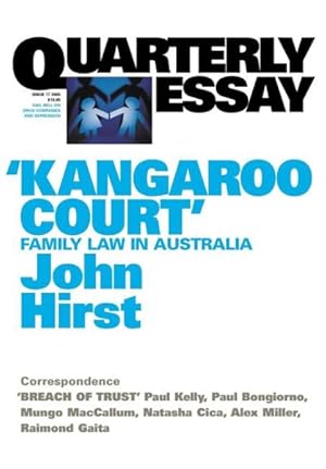 Immagine del venditore per Kangaroo Court: Quarterly Essay 17 venduto da GreatBookPrices
