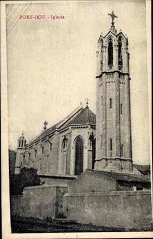 Bild des Verkufers fr Ansichtskarte / Postkarte Portbou Katalonien, Iglesia zum Verkauf von akpool GmbH