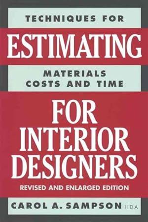 Seller image for Estimating for Interior Designers for sale by GreatBookPrices