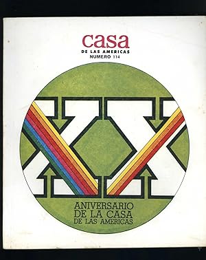 CASA DE LAS AMERICAS - Anniversario de la Casa de las Americas - Numero 114 [Mayo - Junio 1979]