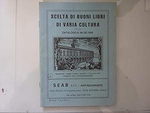 SCELTA DI BUONI LIBRI DI VARIA CULTURA Catalogo n.° 66 1995