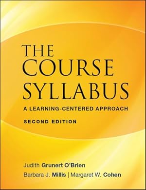 Immagine del venditore per Course Syllabus : A Learning-centered Approach venduto da GreatBookPrices