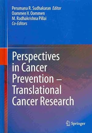 Seller image for Perspectives in Cancer Prevention-Translational Cancer Research for sale by GreatBookPrices