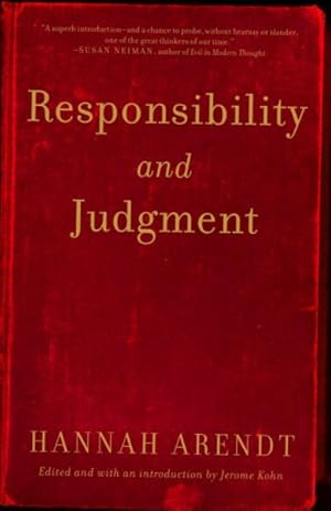 Image du vendeur pour Responsibility And Judgment mis en vente par GreatBookPrices