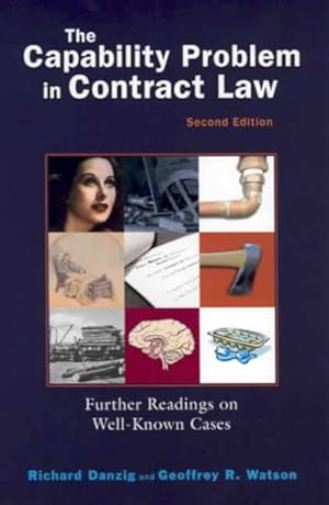 Imagen del vendedor de Capability Problem In Contract Law : Further Readings On Well-known Cases a la venta por GreatBookPrices