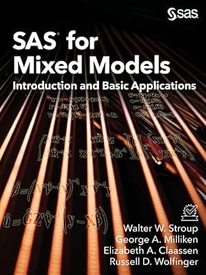 Immagine del venditore per SAS for Mixed Models: Introduction and Basic Applications venduto da GreatBookPrices