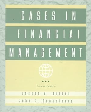 Imagen del vendedor de Cases in Financial Management a la venta por GreatBookPrices