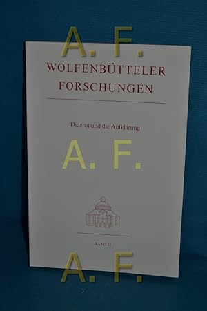 Bild des Verkufers fr Diderot und die Aufklrung : [Vortrge gehalten anlssl. e. Arbeitsgesprchs vom 4. - 6. Juni 1978 in d. Herzog-August-Bibliothek] (Wolfenbtteler Forschungen Band 10) zum Verkauf von Antiquarische Fundgrube e.U.